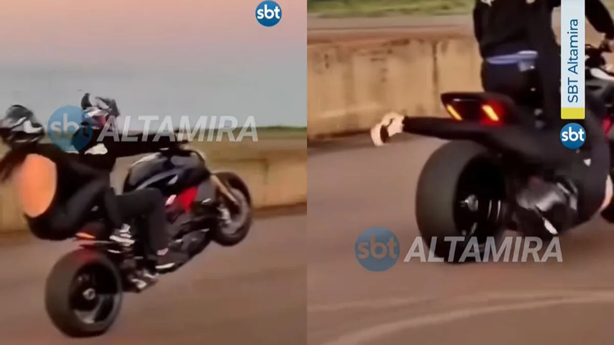 Το τρομακτικό ατύχημα μίας συνοδηγού μηχανής μόνο και μόνο για ένα βίντεο!
