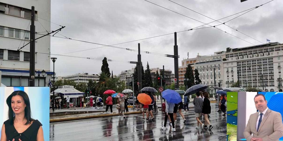 Προειδοποίηση από την ΕΜΥ: Έρχονται καταιγίδες και ισχυρές βροχές – Πού θα χτυπήσουν σύμφωνα με τους Τυράσκη, Μαρουσάκη