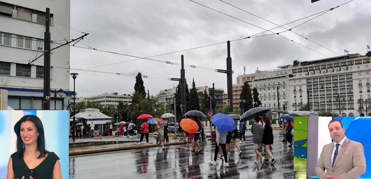 Προειδοποίηση από την ΕΜΥ: Έρχονται καταιγίδες και ισχυρές βροχές – Πού θα χτυπήσουν σύμφωνα με τους Τυράσκη, Μαρουσάκη