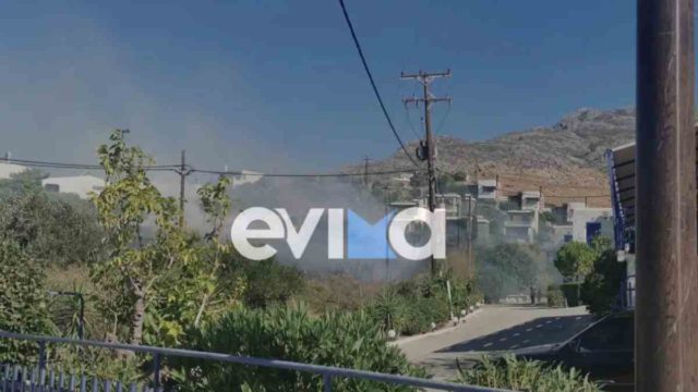 Κάρυστος: Φωτιά στον Αετό – Ήχησε το 112, σε ετοιμότητα οι κάτοικοι