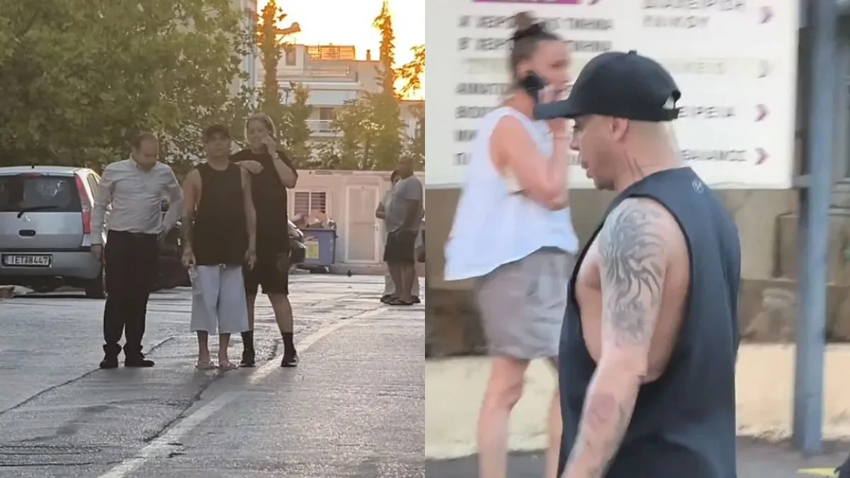 Η «σκιά» του Μαζωνάκη: Ποιος είναι ο άντρας που στάθηκε δίπλα στη Μαρία έξω από το «Ελπίς