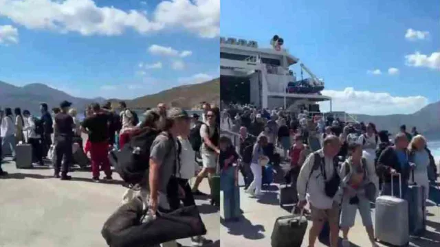 Μήλος σαν… Δεκαπενταύγουστος: Γεμάτο κόσμο το πλοίο από τον Πειραιά – Παρατείνεται η τουριστική σεζόν