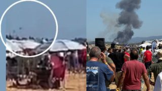 Η διοργάνωση του Athens Flying Week διακόπηκε, ενώ ξεκίνησε άμεσα η εκκένωση του χώρου μετά την τραγωδία.
