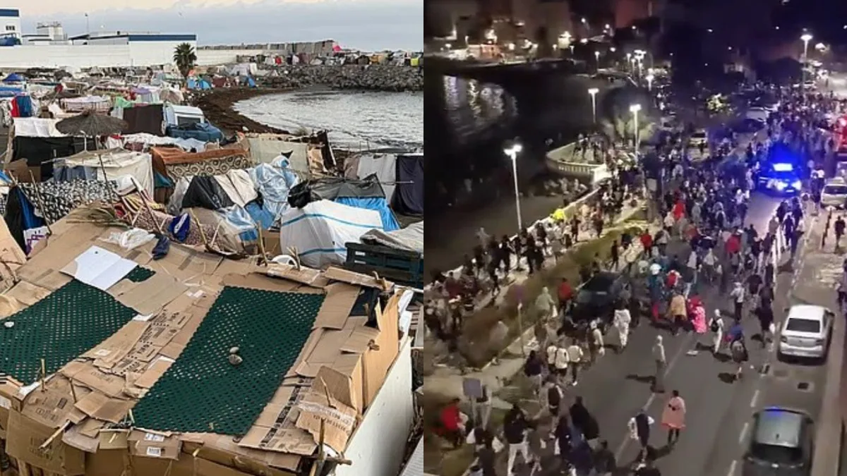 Χάος στη Θέουτα: Χιλιάδες μετανάστες ξεχύθηκαν στους δρόμους – «Καζάνι που μπορεί να εκραγεί» (Video)