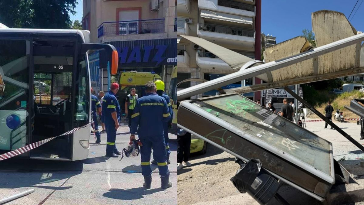 Θεσσαλονίκη: «Η γυναίκα πλακώθηκε από τα σίδερα της στάσης» – Συγκλονίζουν οι μαρτυρίες για το σοβαρό τροχαίο [βίντεο]