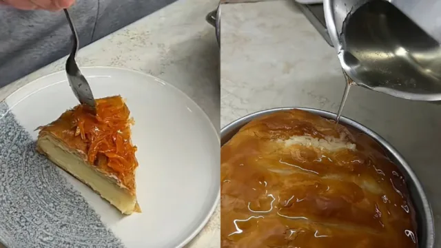 Το απόλυτο σιροπιαστό γλυκό με πλούσια κρέμα και dressing γλυκό πορτοκάλι