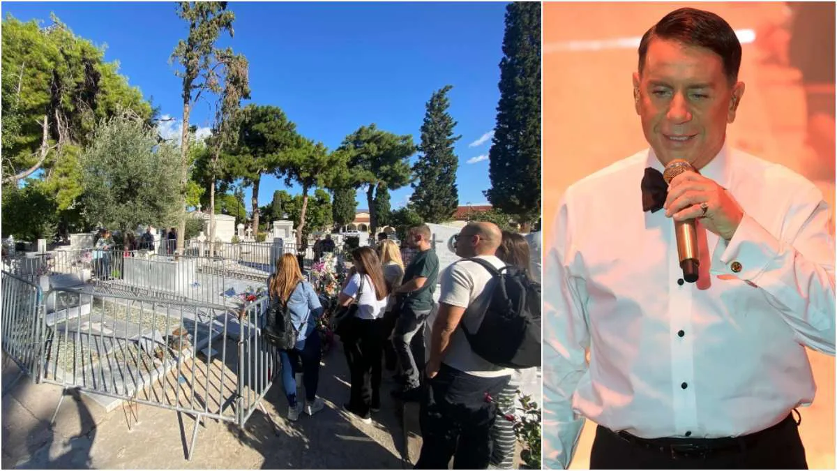 Σπαραγμός στο Γ’ Νεκροταφείο Αθηνών: 25 ημέρες μετά, οι θαυμαστές συνεχίζουν να τραγουδούν δίπλα στον τάφο του Γιώργου Μαζωνάκη