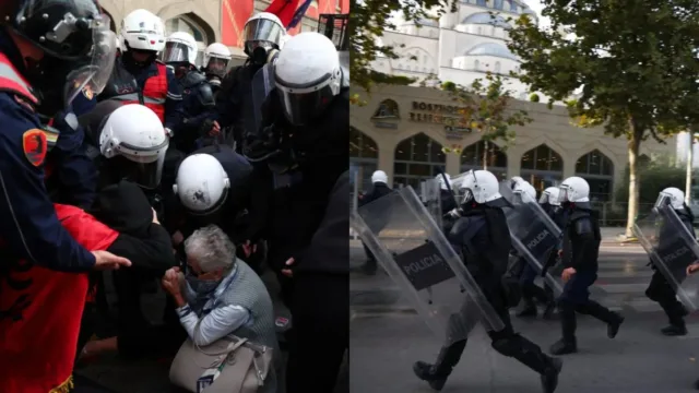Αλβανία: Σφοδρές συγκρούσεις στα Τίρανα – Φοιτητές επιχείρησαν να φτάσουν στο γραφείο του Ράμα, εκτεταμένες καταστροφές
