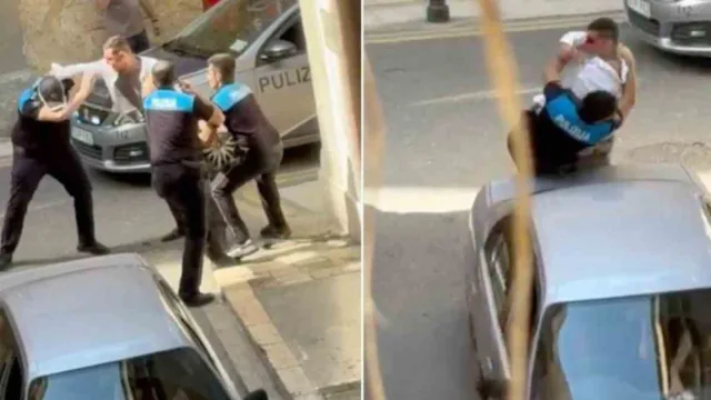 Βαλέτα: Άνδρας ξυλοκόπησε αστυνομικούς την ώρα της σύλληψής του (Βίντεο)