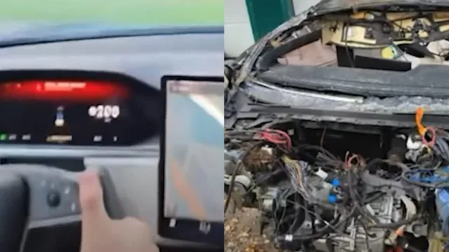 Viral βίντεο: Οδηγούσε με 286 χλμ. όταν εξερράγη το πίσω ελαστικό – Στιγμές τρόμου για τον οδηγό