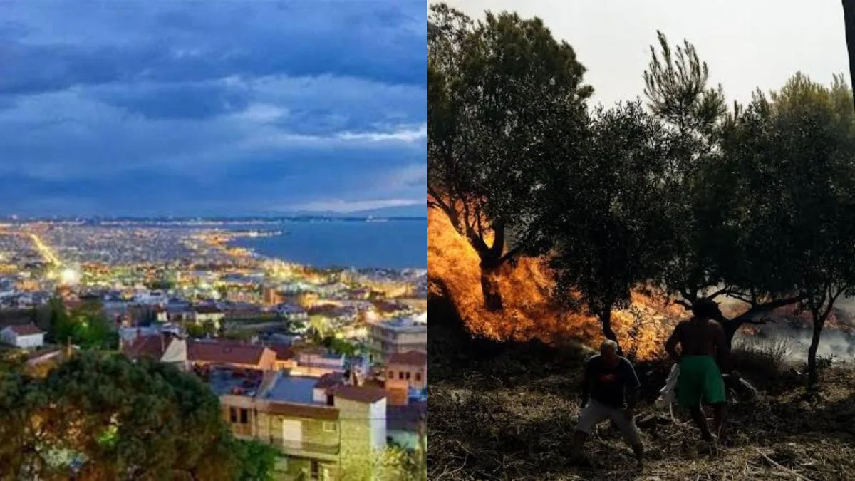 Συναγερμός στο Πανόραμα Θεσσαλονίκης: Φωτιά σε χαμηλή βλάστηση και γυναίκα χωρίς τις αισθήσεις της στο σημείο