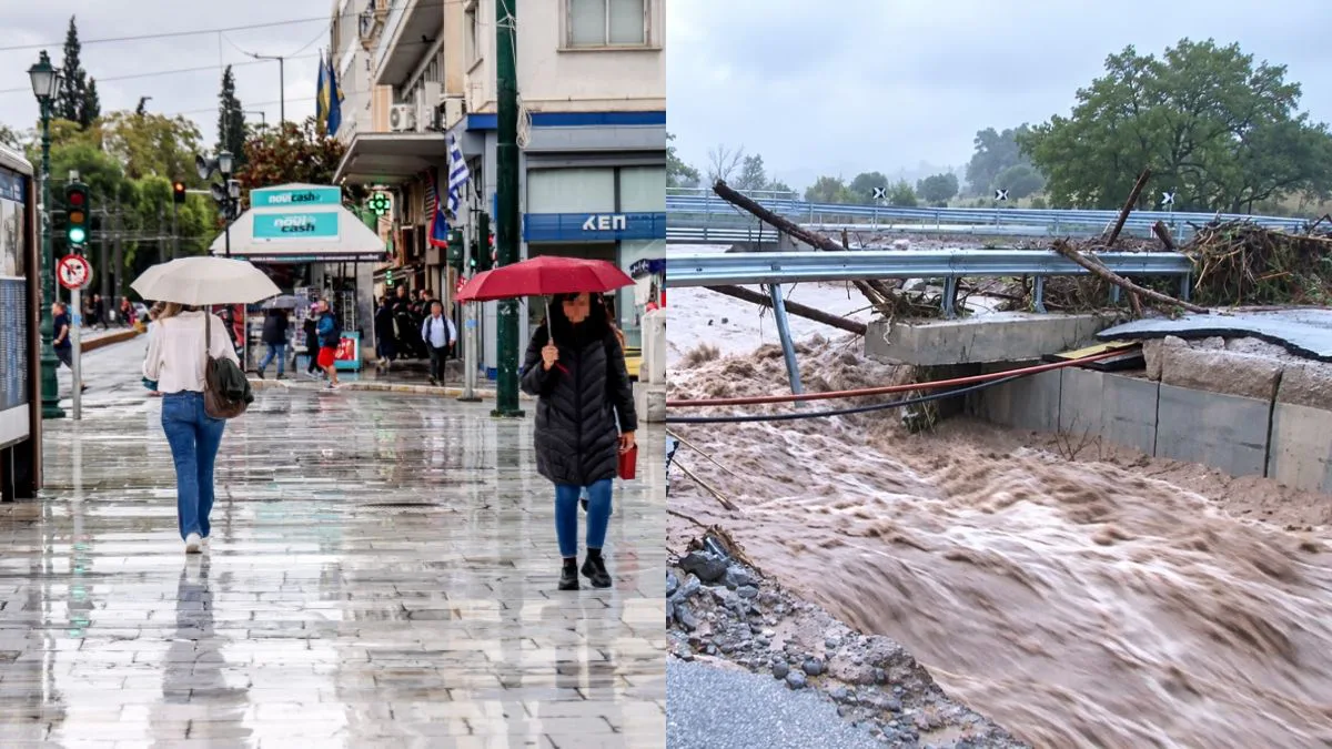 Κακοκαιρία: Τι περιμένει την Αττική τις επόμενες ώρες – Δρόμοι έγιναν ποτάμια, αυτοκίνητα παρασύρθηκαν (Video)