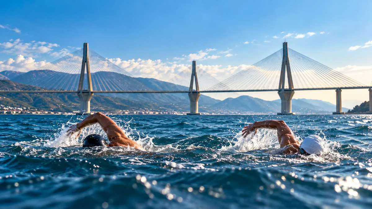 Amphibian: Σπύρος Γιαννιώτης και Γιώργος Τσιάνος έγραψαν ιστορία με την κολυμβητική διάσχιση Αντίρριο–Ρίο