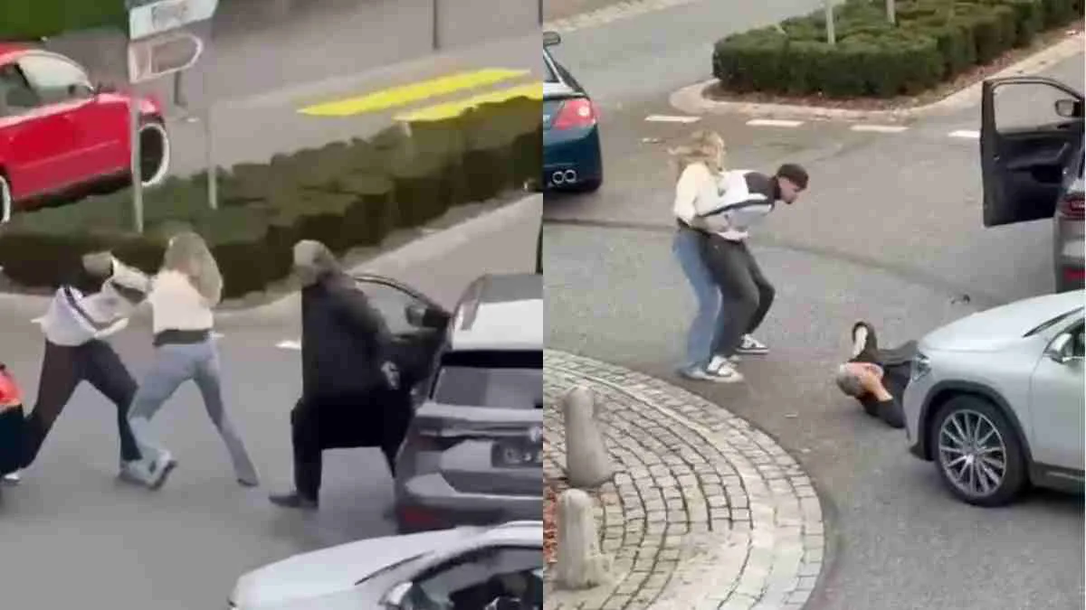 Χαμός στο Λίχτενσταϊν: Οδηγοί πιάστηκαν στα χέρια μετά από σύγκρουση αυτοκινήτων (Βίντεο)