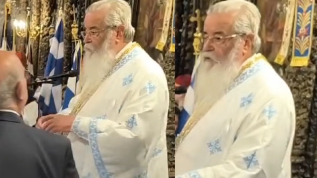 Μητροπολίτης Κοζάνης: «Εσύ ποιος είσαι;» – Το «ερώτημα» στον Δήμαρχο την ώρα του αντίδωρου (βίντεο)