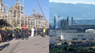 Νέα έκρηξη στις εγκαταστάσεις των διυλιστηρίων κατά τη διάρκεια προγραμματισμένων εργασιών υδροβολής στη μονάδα 750. Φωτογραφίες αρχείου.