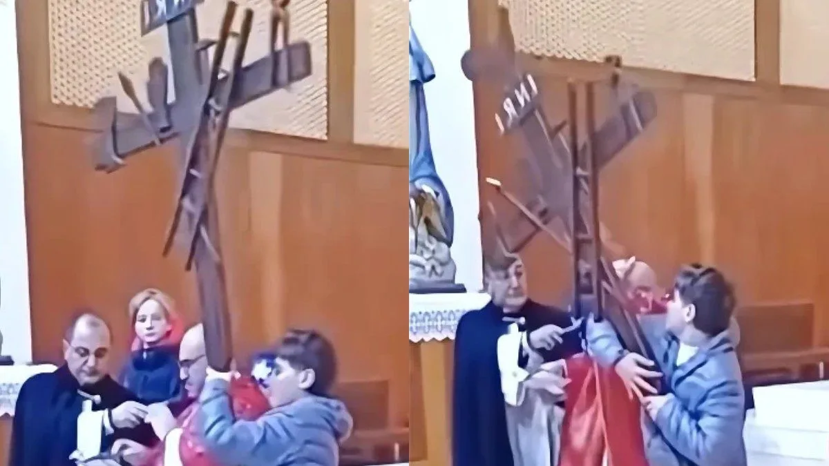 Ο παππάς του εμπιστεύτηκε το σταυρό και εκείνος του τον έφερε στο δόξα πατρί! (ΒΙΝΤΕΟ)